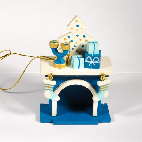 Игрушка Новогодняя IDH Center wood-souvenirs Камин 650-3 S Tree 1800₽